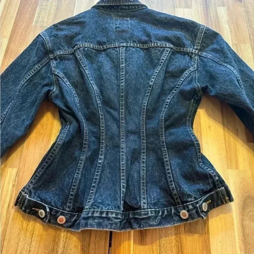 Vintage Jordache Frills fitted jean jacket Size Small - Picture 10 of 12